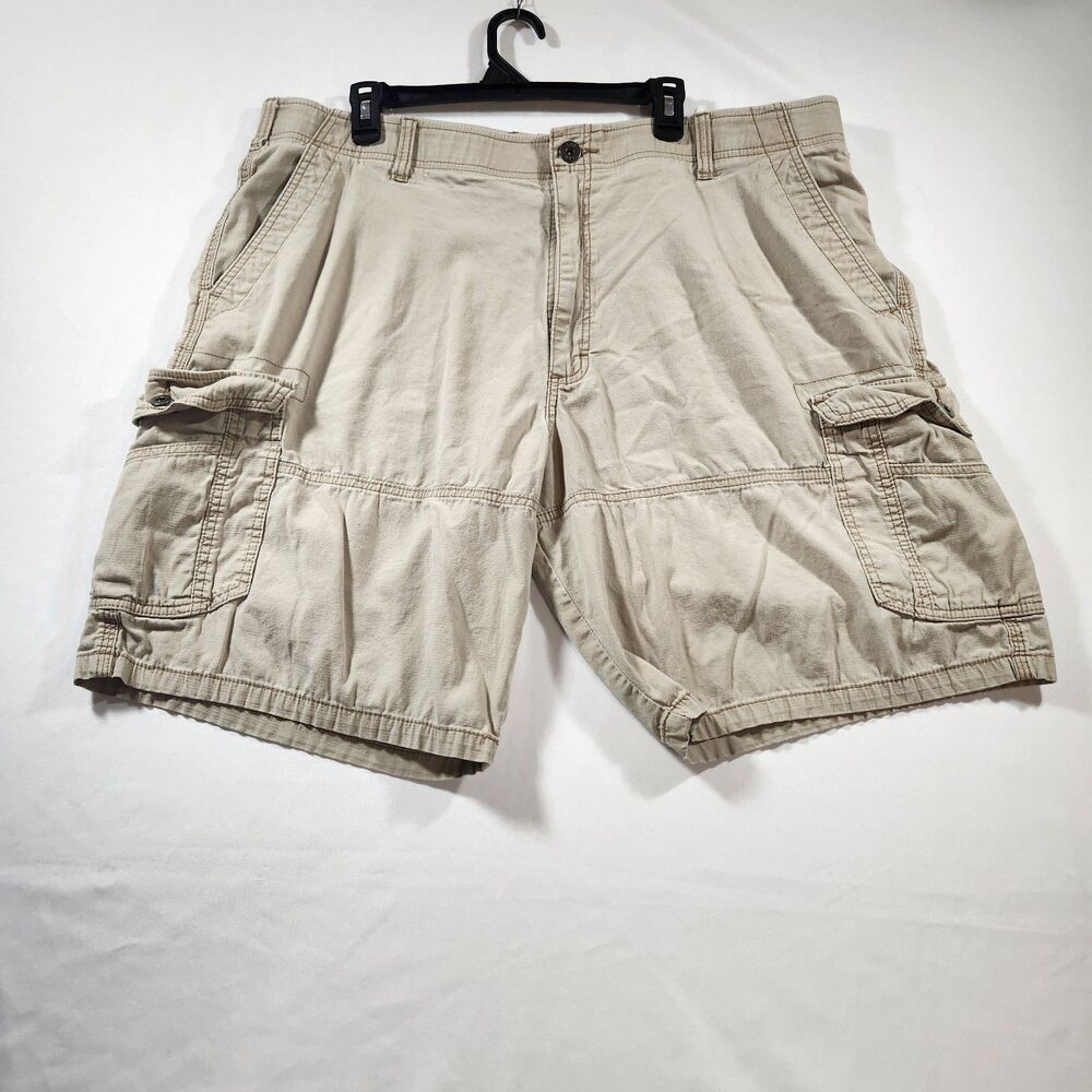 Lee Mens Extreme Motion Cargo Shorts 2186165 – Khaki Beige - Size 42